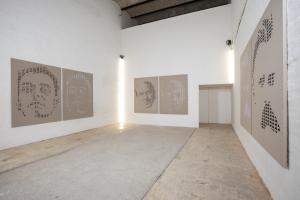 Seconda sala, Ritratti. Installation view